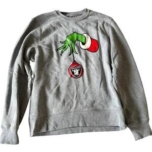 Amazon Essentials Raiders Grinch Holiday Sweatshirt Men’s M